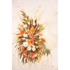 Shaima Umer, 15 x 21 Inches, Watercolor on Paper, Flower Painting, AC-SHA-080